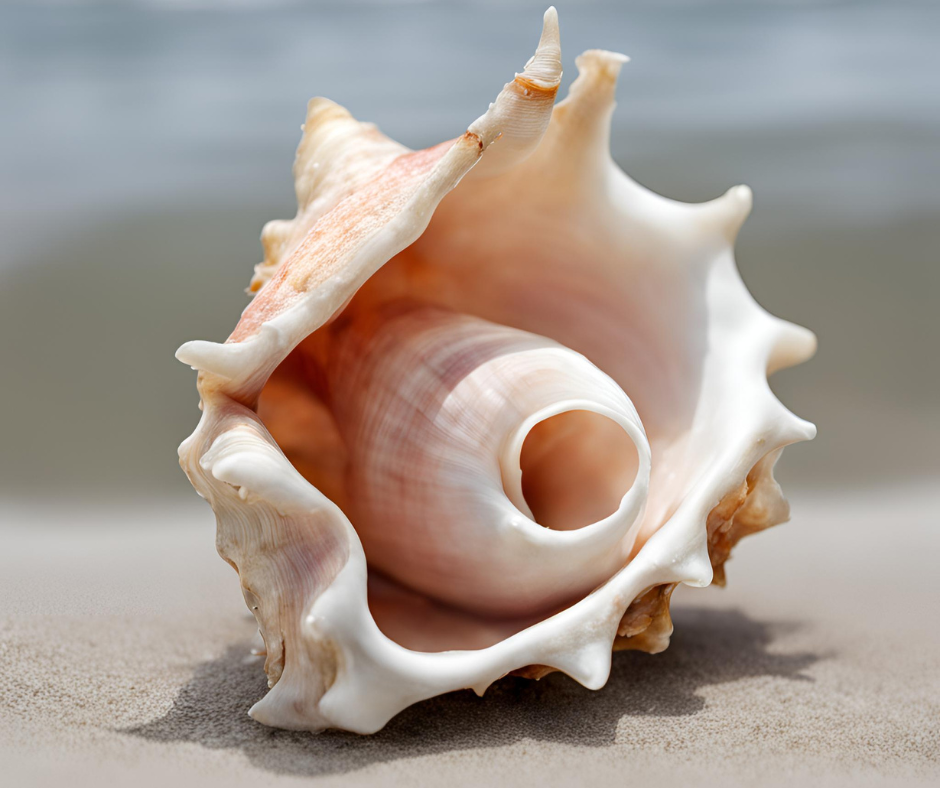 fishing conch shell